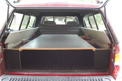 By not going into too. Sleeping Platform Ideas/Picts | Camper shells, Truck bed ...