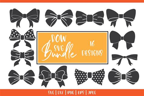 Bow Svg File Bow Tie Svg Bow Vectorbow Clipart Bow Svg Etsy