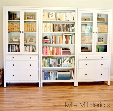 Decor Ideas For A Long Or Large Wall Using Ikea Hemnes Bookcases And