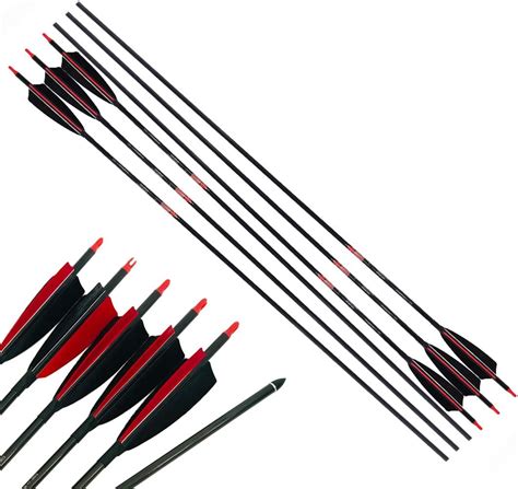 Linkboy Archery Pure Carbon Arrows Spine 300 340 400 500