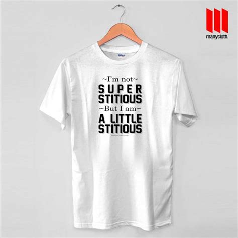 The Office Dunder Mifflin Michael Scott Quote Superstitious T Shirt