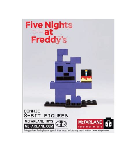 Five Nights At Freddys 8 Bit Bonnie Buildable Figure Visiontoys