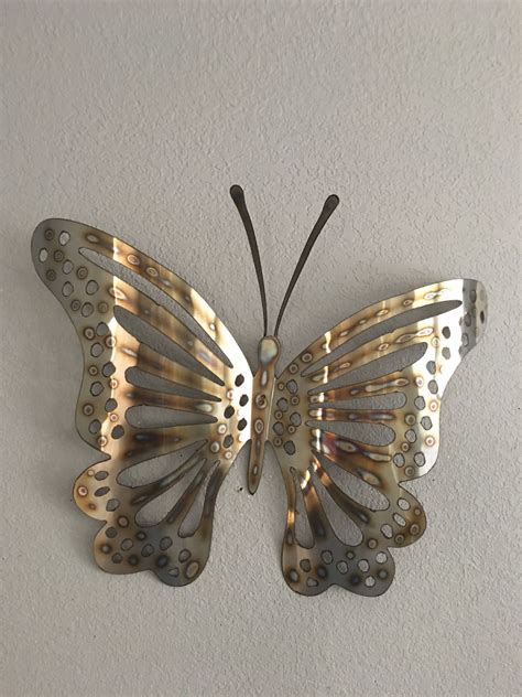 Butterfly -Stainless steel Butterfly - Metal Butterfly - Heat Colored Butterfly | Butterfly ...