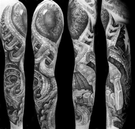 50 Hr Giger Tattoo Designs For Men Swiss Painter Ink Ideas Hr Giger Tattoo Giger Tattoo