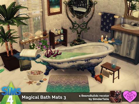 Talias Witchy Sims 4 Cc — Magical Bath Mats 3 The Last Of This