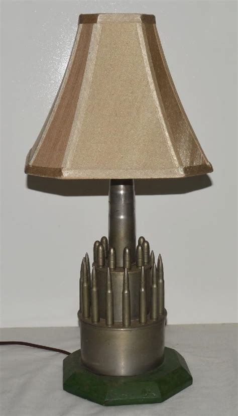 ﻿wwii Trench Art Lamp Antique Weapon Store