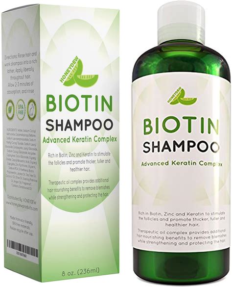 Natural Hair Loss Shampoo With Biotin For Hair Growth Dht Blocker 8