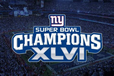 Ny Giants Super Bowl Champions Logo Sports Logo Design Champion Logo