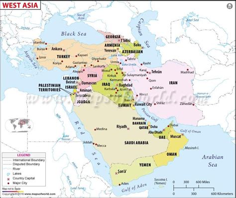Map Of Western Asia East Asia Map North Asia Southeast Asia Usa Road