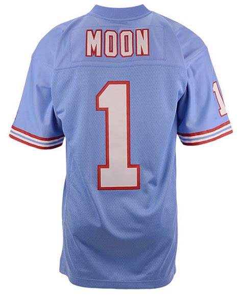 Mitchell And Ness Mens Warren Moon Houston Oilers Replica Throwback