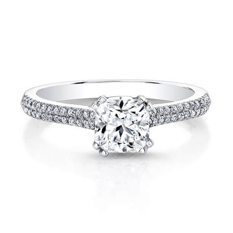 ideal2 classic double row pave diamond engagement ring 26954 seattle diamonds