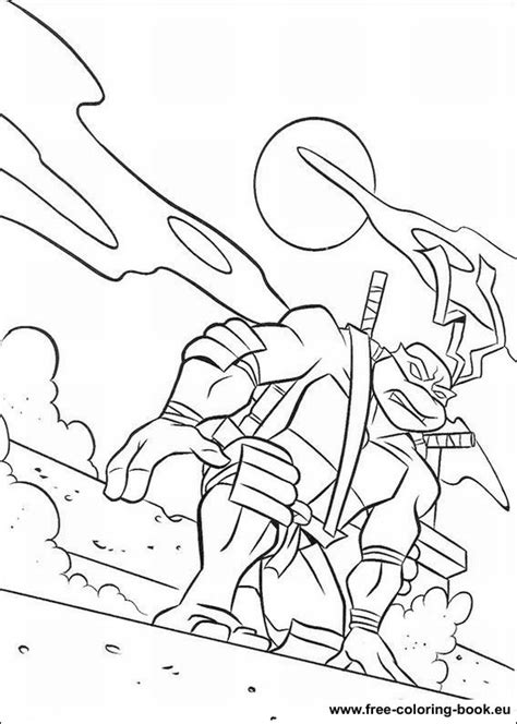 Printable ninja turtles coloring pages. Coloring pages Teenage Mutant Ninja Turtles (TMNT) - Page ...