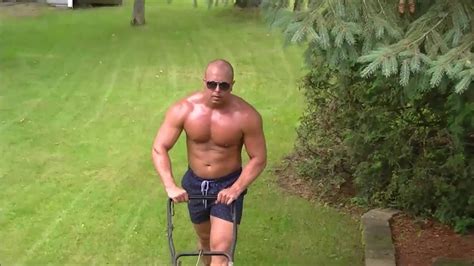 Sexy Man Makes The Lawn Youtube
