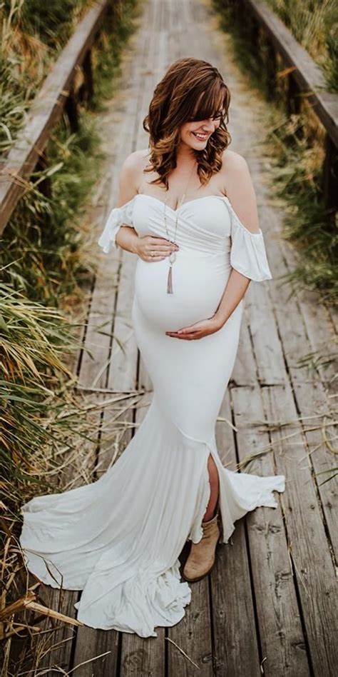 18 Maternity Wedding Dresses For Moms To Be Pregnant Wedding Dress