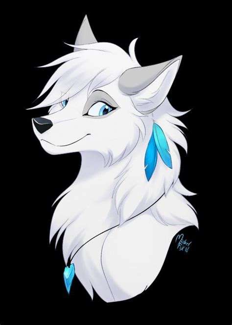 White Wolf Anime Cute Off White Comic Wolf Poses Anime Wolf Drawing