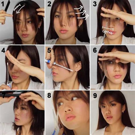 how to cut bangs yourself 8 easy ways