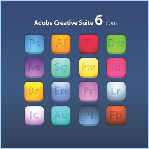 Adobe Cs6 Icons By D1m22 On Deviantart