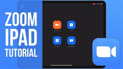 Zoom For Ipad Tutorial Youtube