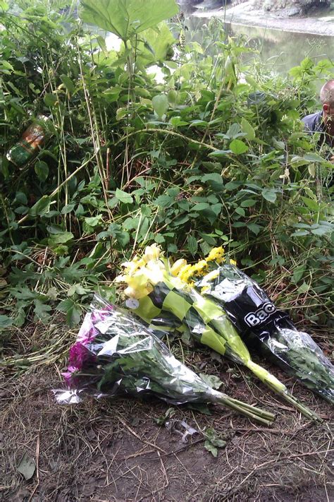 Tributes To Girls Killed In River Wear At Fatfield Near Washington