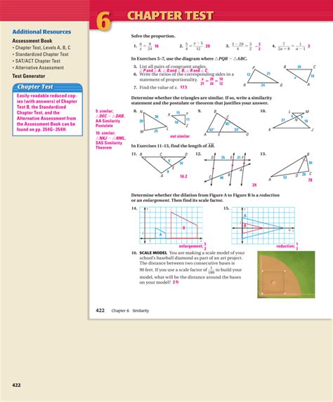 100%(1)100% found this document useful (1 vote). Mcdougal littell geometry chapter 9 resource book answer ...