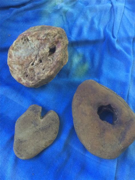 Quartz Heart Hag Stone Native American Artifacts Hag Stones