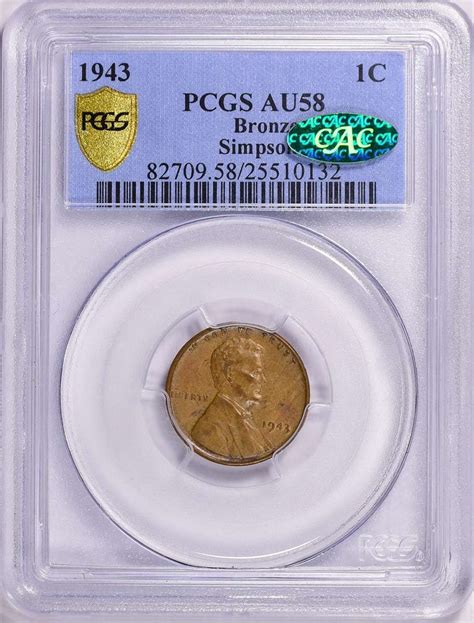 Simpson 1943 Bronze Cent Obverse Coin Collectors News