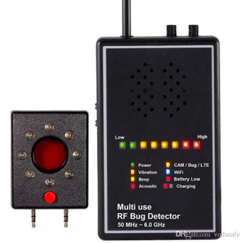 Multi Use Rf Bug Detector With Acoustic Display Lens Finder Superhighly