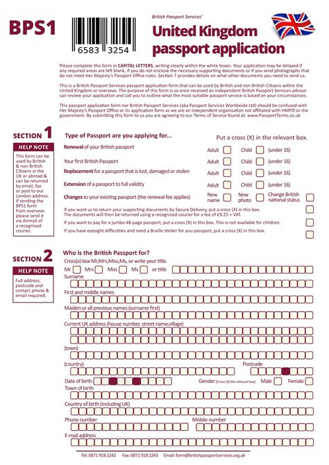 british passport application pdf form formspal