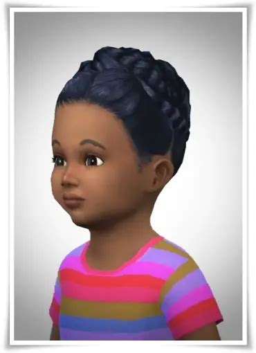 Birksches Sims Blog Twisted Bun Toddler Sims 4 Hairs