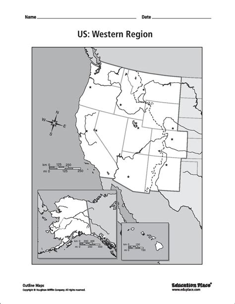 Western Region States Interactive Map Diagram Quizlet