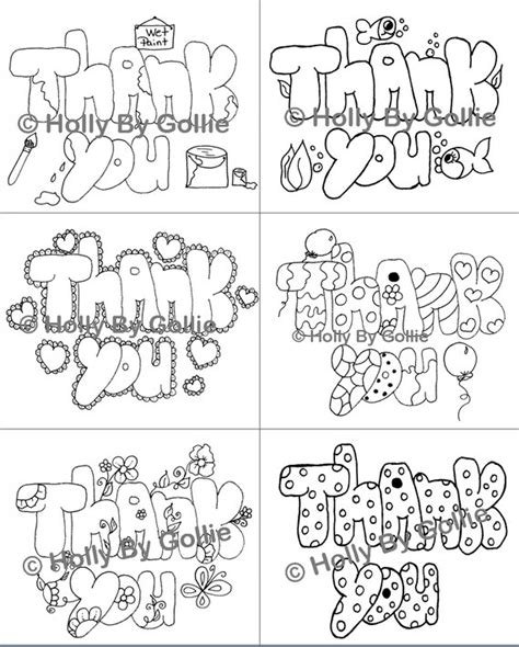 Thank You Card Coloring Page At Getdrawings Free Download Printable
