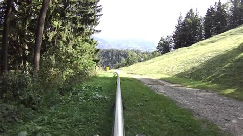 The Longest Alpine Slide Coaster In Salzburg Austria Youtube
