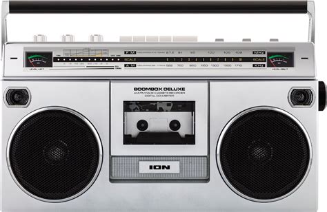 Ion Audio Boombox With Amfm Radio Silver Boomboxdlxus Best Buy