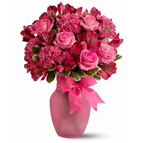Pretty In Pink Bouquet Mebane Nc Florist Gallery Florist And Ts