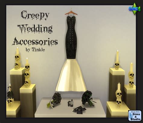 Creepy Wedding Set At Tinkerings By Tinkle Sims 4 Updates