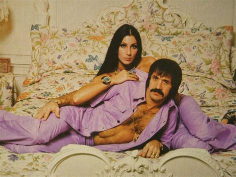 Sonny And Cher Making Matching Purple Work Rock And Roll She Song