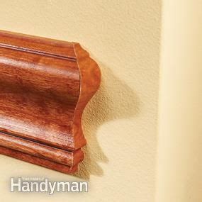 It serves as a good transition between wall colors, and can also be the first step in learning how to install a chair rail is to lay out rail height. How to Install a Chair Rail | Chair rail molding, Most ...
