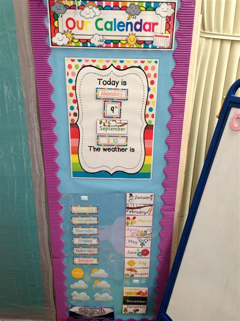 Interactive Classroom Calendar In Early Years Classroom Calendar