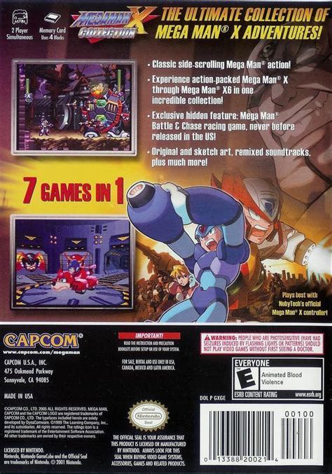 Mega Man X Collection Nintendo Gamecube Ngc Rom Iso Download Rom