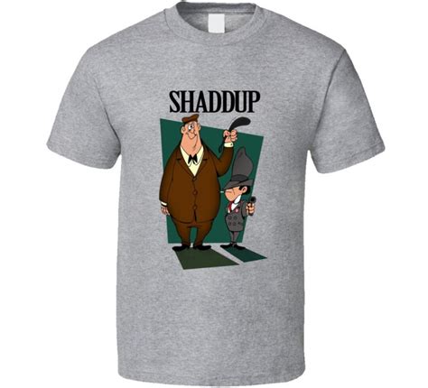 Rocky And Mugsy Shaddup Animated Cartoon Characters Fan T Shirt Etsy