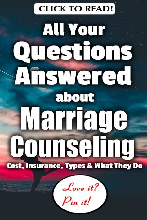 Can Marriage Counseling Help Cost Insurance Success Rates