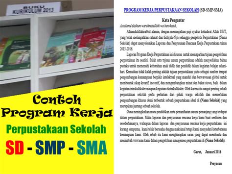 Program Kerja Contoh Program Kerja Perpustakaan Sekolah Berkas