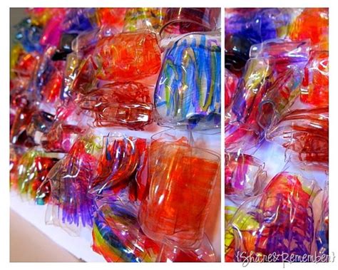 Share And Remember Preschool Plastic Crafts Plastic Bottle Art