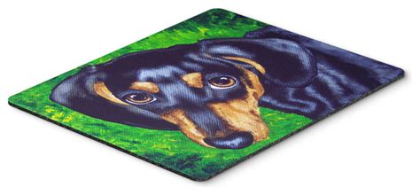 Tootsie Dachshund Mouse Pad Hot Pad Trivet Contemporary Desk