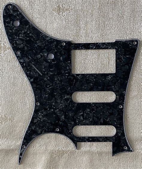 New Ply Guitar Pickguard For Ibanez Rg Hss Style Black Reverb