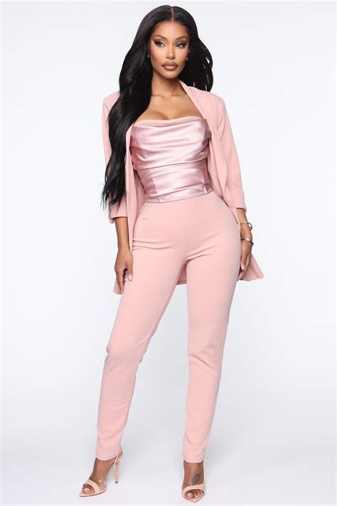 Work On Time Pant Set Mauve In 2020 Fashion Nova Fashion Fashion