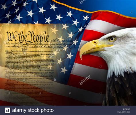 Patriotic Symbols of the United States of America Stock Photo - Alamy