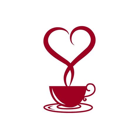 Coffee Cup And Saucer Clipart Heart