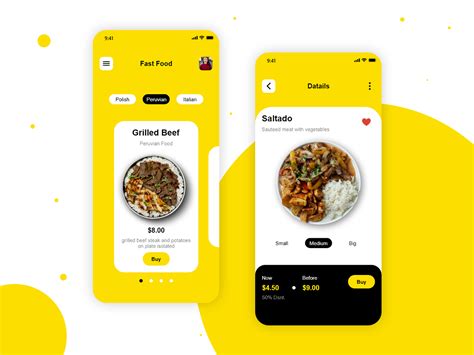 Food Application Search By Muzli