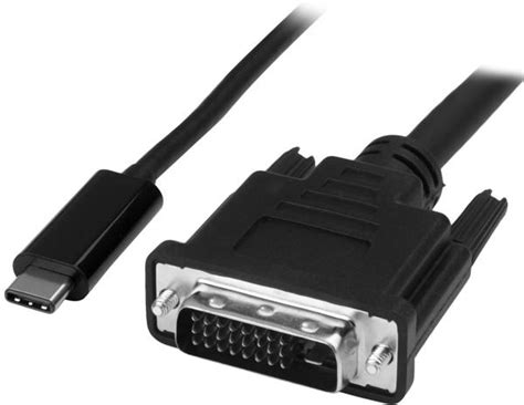 Usb C Naar Dvi Adapter Kabel 1 M 2560x1600 Zwart